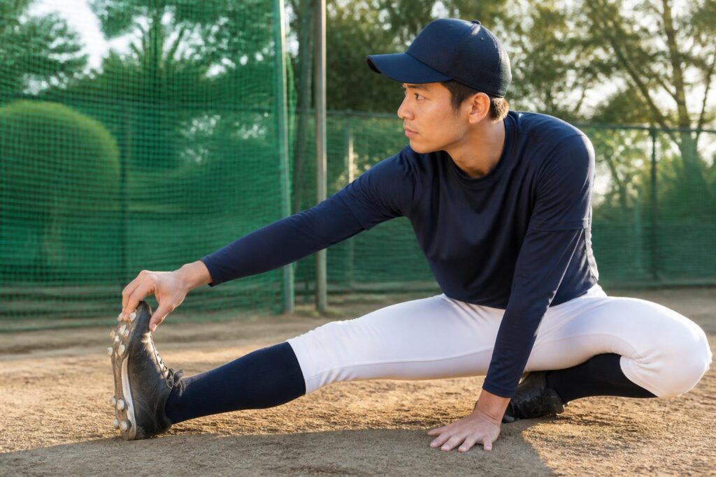 野球の人工芝と土では足首への負担に違いがある？