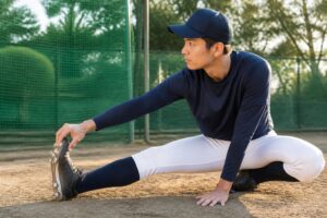野球の人工芝と土では足首への負担に違いがある？